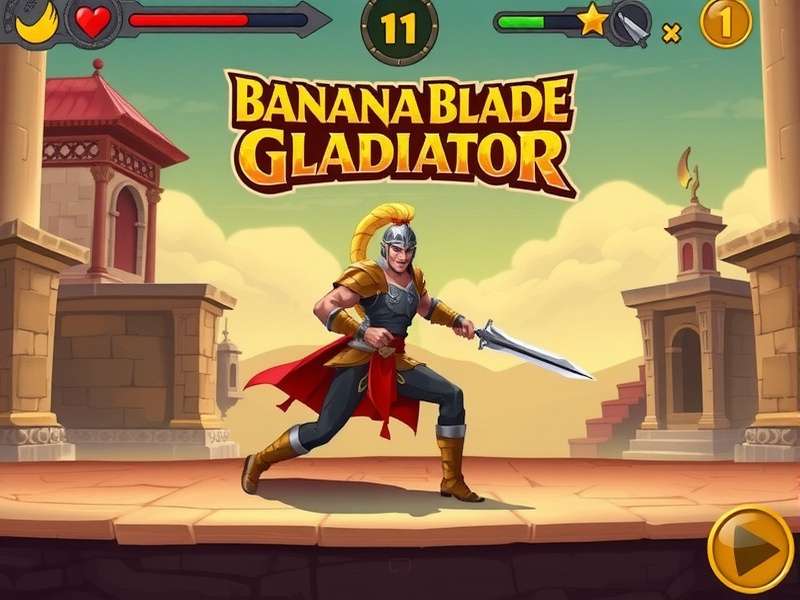 Banana Blade Gladiator Game Screenshot